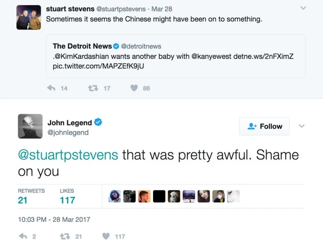 John Legend: Η απάντηση του σε troll που κατέκρινε την Kim Kardashian