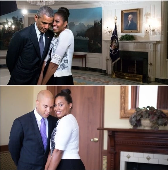 Αυτό το ζευγάρι αναπαριστά viral φωτογραφίες των Obama και εντυπωσιάζει