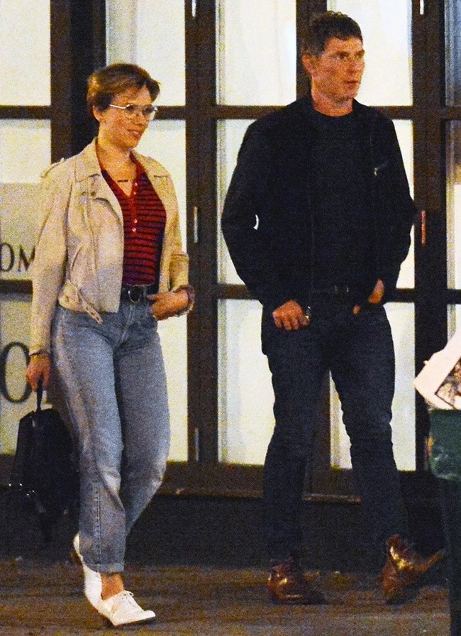 Scarlett Johansson and Bobby Flay
