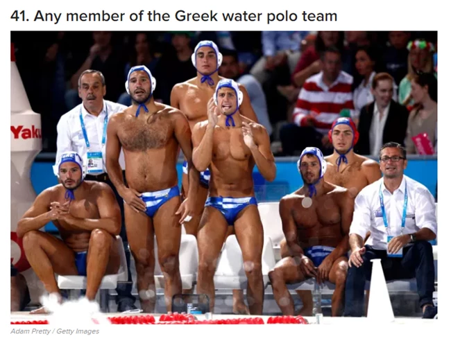 «Η ομάδα πόλο της Ελλάδας είναι πιο sexy από τον Blake Shelton»