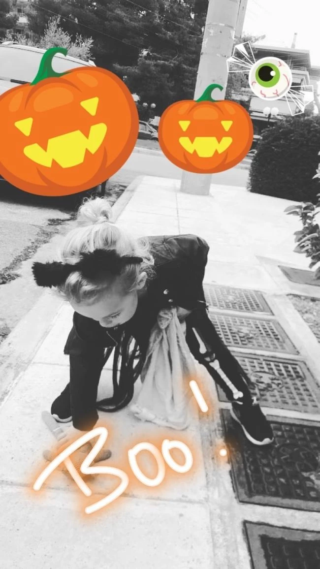 Βίκυ Καγιά: Η μεταμφίεση της κόρης της για το Halloween