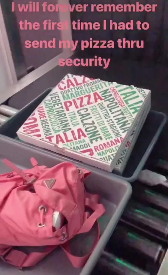 Bella Hadid | Δεν πετάει χωρίς την... πίτσα της!