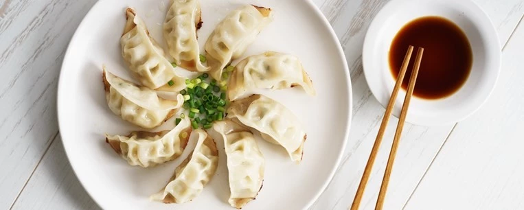 Dumplings με μοσχαρίσιο κιμά στον ατμό