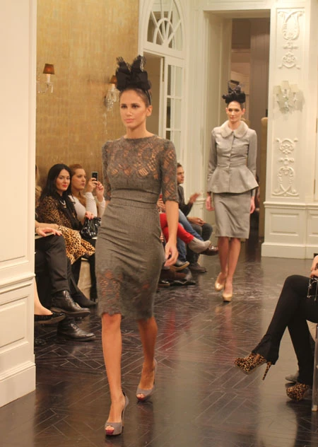 Celia Kritharioti Haute Couture: H Δούκισσα στο show για τη συλλογή Χειμώνας 2013