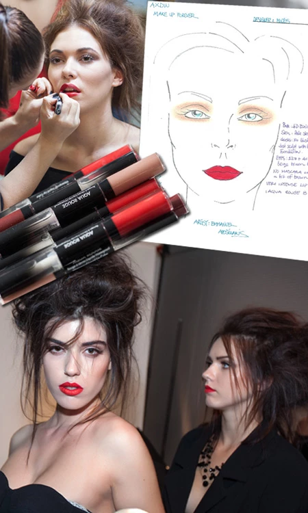 AXDW: Στα backstage των shows Miltos και Aslanis με την MUFE