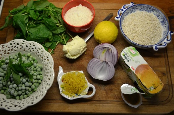 Cook No6: Ριζότο με αρακά και λεμόνι 