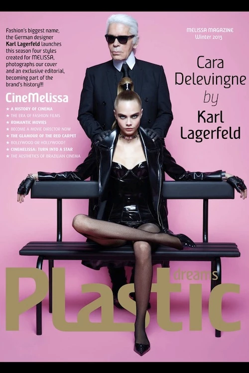 Ο Karl Lagerfeld φωτογραφίζει την Cara Delevingne