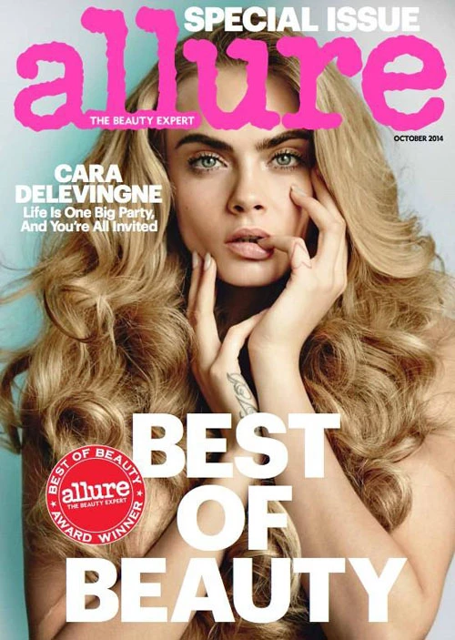 Just-In: H Cara Delevingne γυμνή στο εξώφυλλο του Allure Magazine