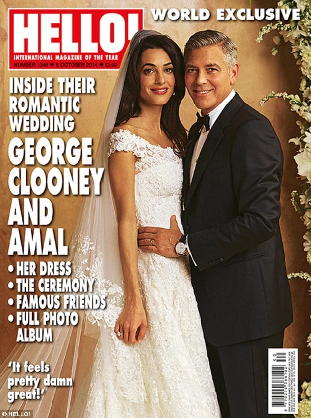 George - Amal: Η πρώτη φωτογραφία του νυφικού και ο πολιτικός γάμος τους