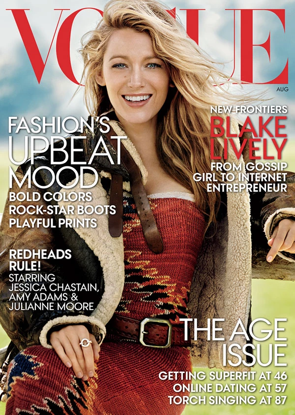 H Blake Lively αποκαλύπτεται στη Vogue