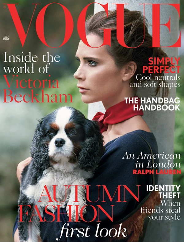H Victoria Beckham στο εξώφυλλο της Vogue