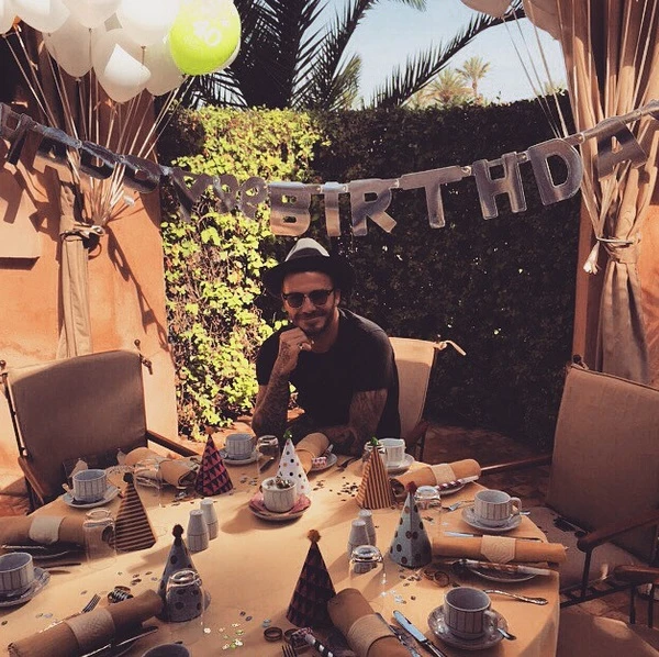 O David Beckham έγινε 40 χρονών και έκανε Instagram! 