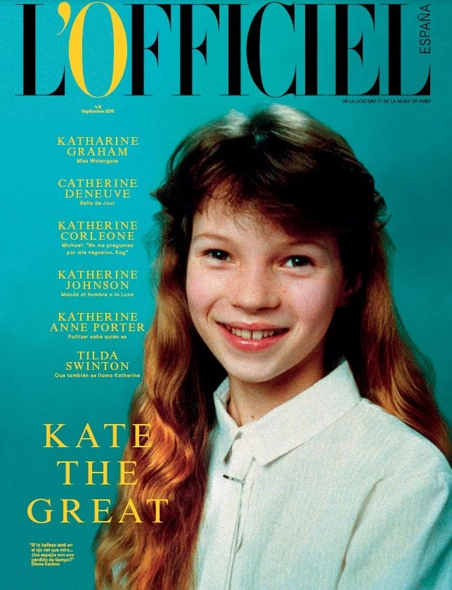 Kate Moss: Έφηβη στο εξώφυλλο γυναικείου περιοδικού