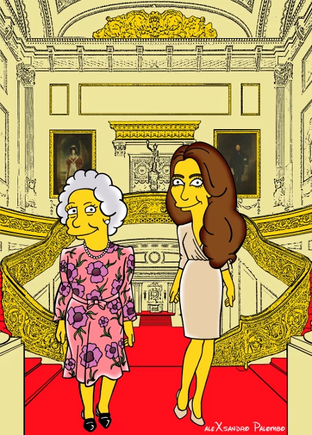 Όταν η Kate Middleton συνάντησε τους Simpsons - εικόνα 7