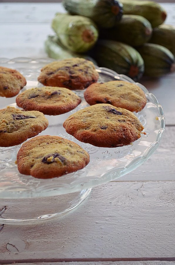 Cookies με σοκολάτα και κολοκυθάκια