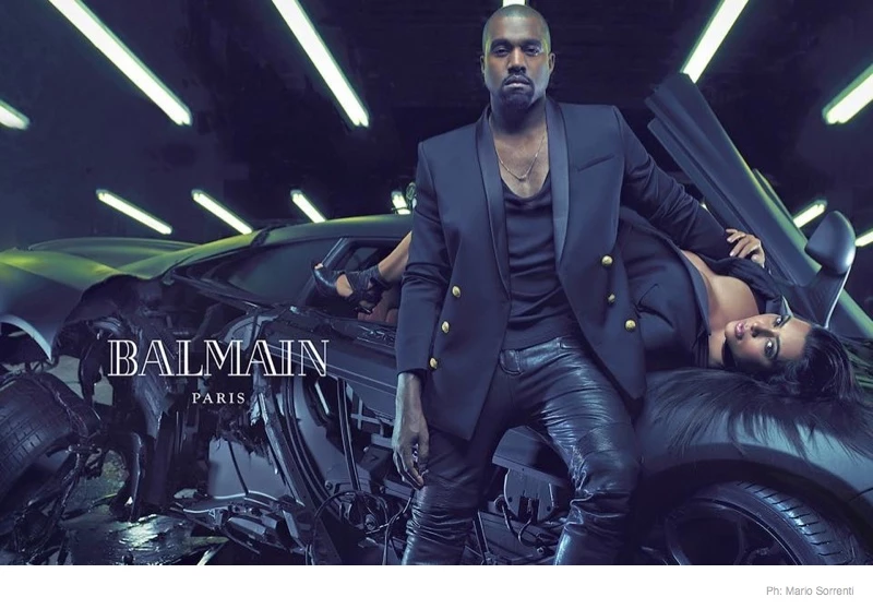 Kim Kardashian, Kanye West στη νέα καμπάνια Balmain - εικόνα 2