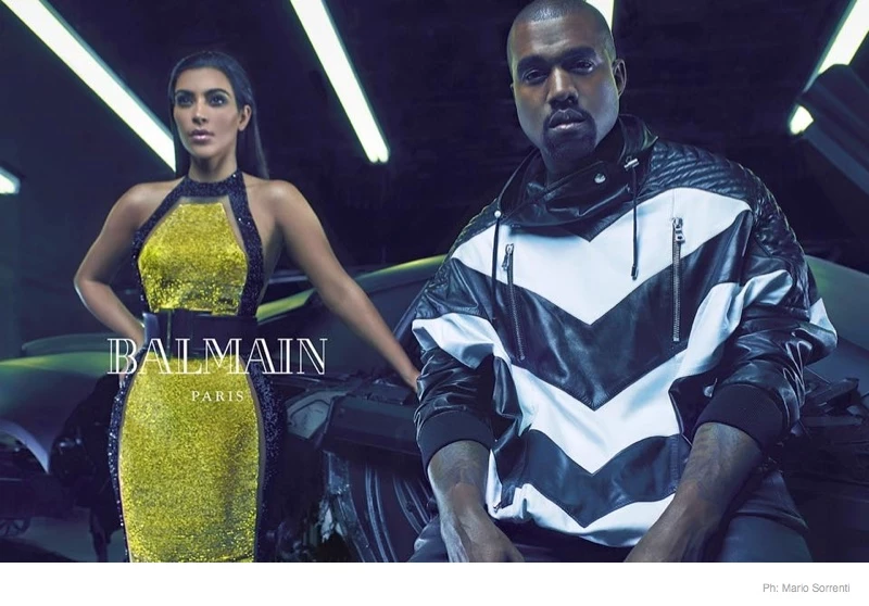 Kim Kardashian, Kanye West στη νέα καμπάνια Balmain