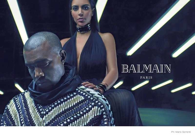 Kim Kardashian, Kanye West στη νέα καμπάνια Balmain - εικόνα 3