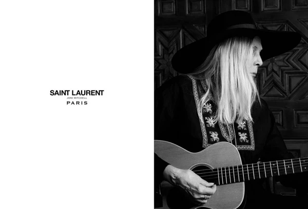 H Joni Mitchell είναι το νέο πρόσωπο του Saint Laurent - εικόνα 5
