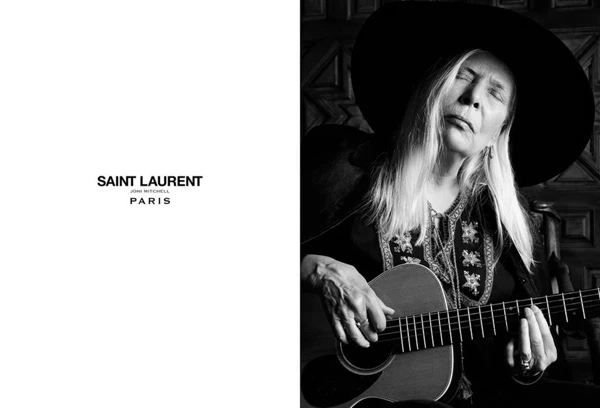 H Joni Mitchell είναι το νέο πρόσωπο του Saint Laurent - εικόνα 6