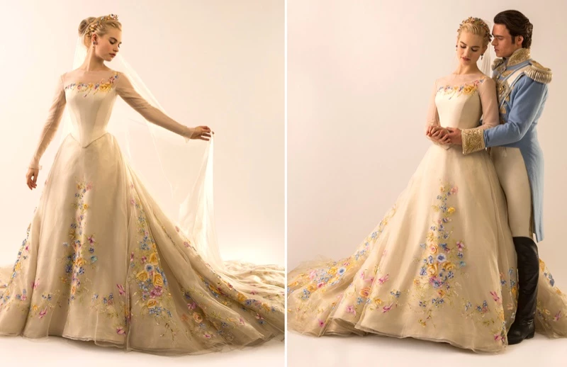 Cinderella: Το παραμυθένιο νυφικό που φόρεσε η Lily James