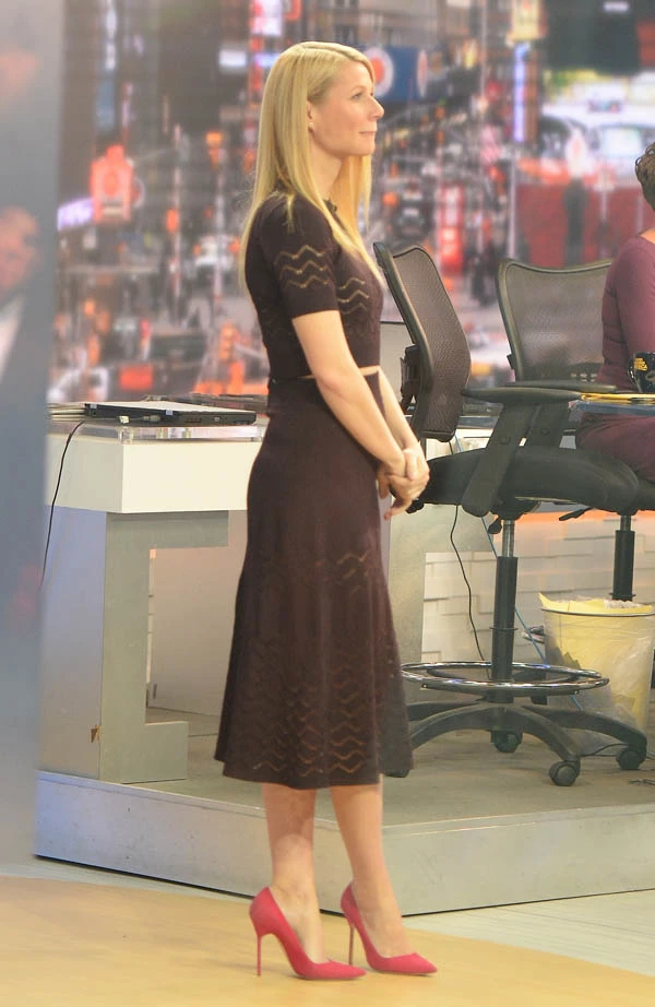 Gwyneth Paltrow: Chic εμφάνιση με υπέροχα παπούτσια στο "Goodmorning America" - εικόνα 3