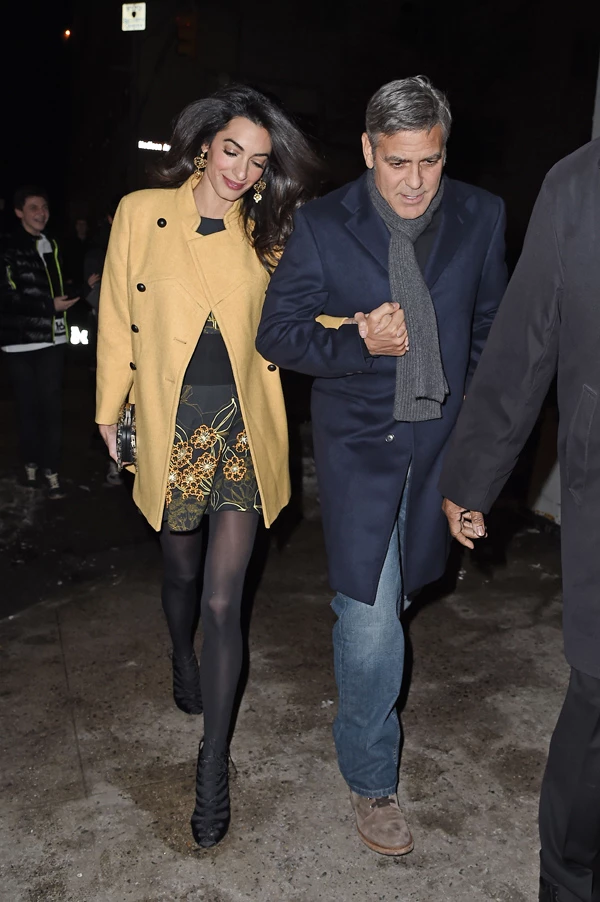 George Clooney - Amal Alamuddin: Ρομαντικό δείπνο στη Νέα Υόρκη