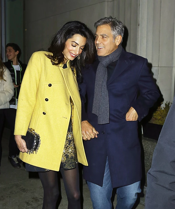 George Clooney - Amal Alamuddin: Ρομαντικό δείπνο στη Νέα Υόρκη - εικόνα 3