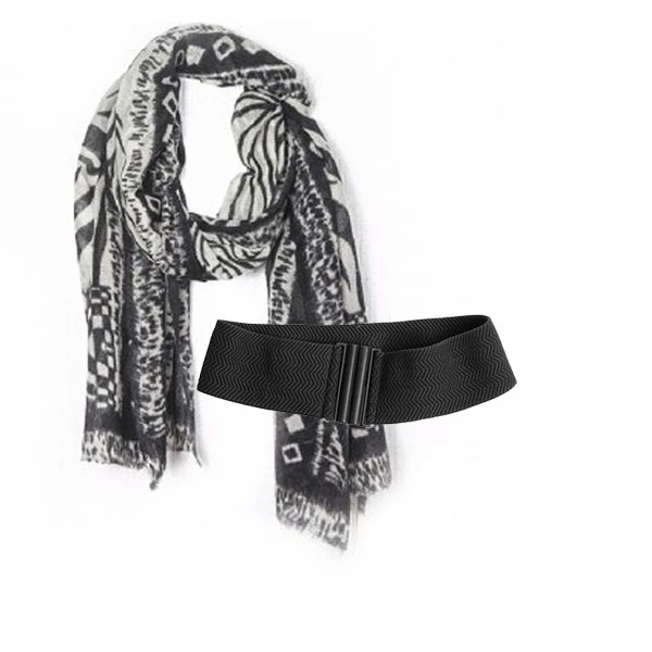 Blanket scarf και ζώνη: Συνδυασμοί για να εφαρμόσεις την πιο hot τάση της σεζόν - εικόνα 6