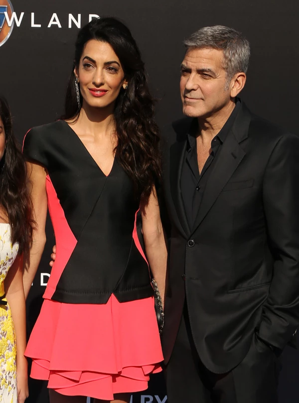 George & Amal Clooney: Μαζί στην πρεμιέρα του Tomorrowland