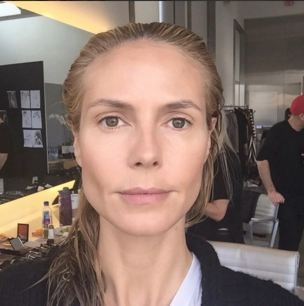 Η no make up selfie της Heidi Klum 