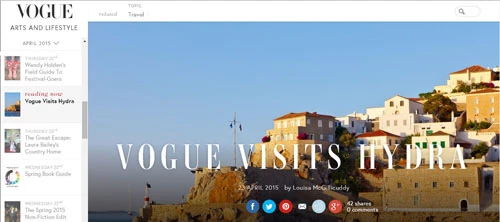 Η Vogue επισκέπτεται την Ύδρα