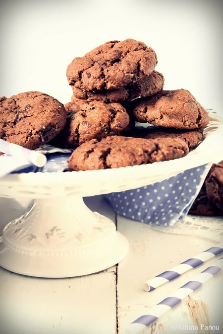 Love to Cook: Νηστίσιμα σοκολατένια μπισκότα