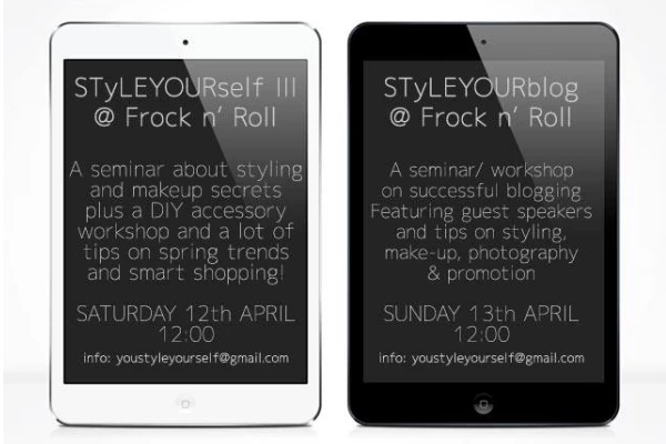 Μάθε πως να κάνεις ένα επιτυχημένο fashion blog στο σεμινάριο STyLEYOURblog