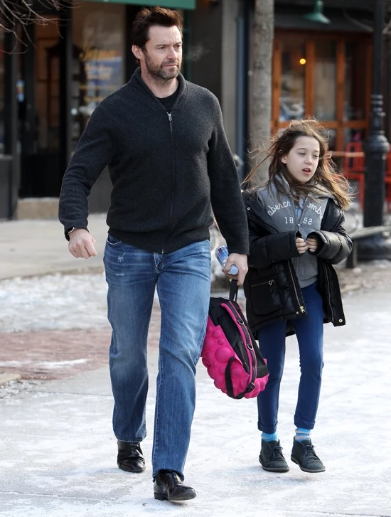 O Hugh Jackman με την κόρη του Ava