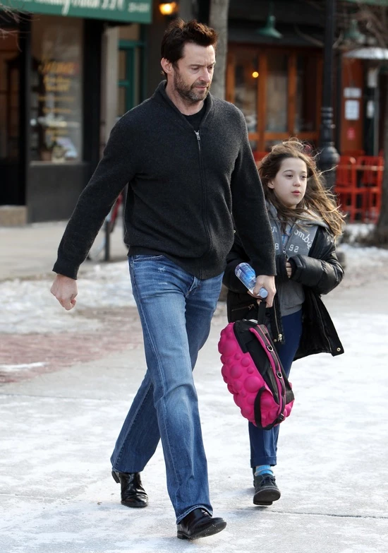 O Hugh Jackman με την κόρη του Ava - εικόνα 2