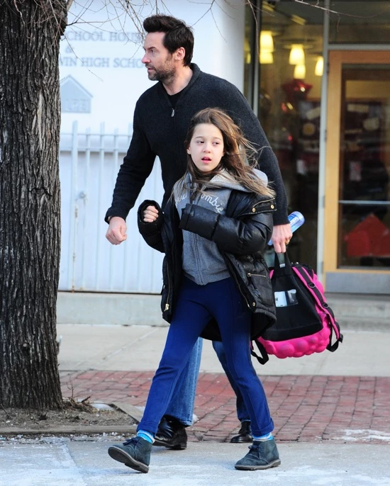 O Hugh Jackman με την κόρη του Ava - εικόνα 3