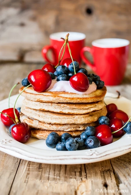 Η πιο γευστική συνταγή για pancakes ολικής άλεσης χωρίς ζάχαρη - εικόνα 2