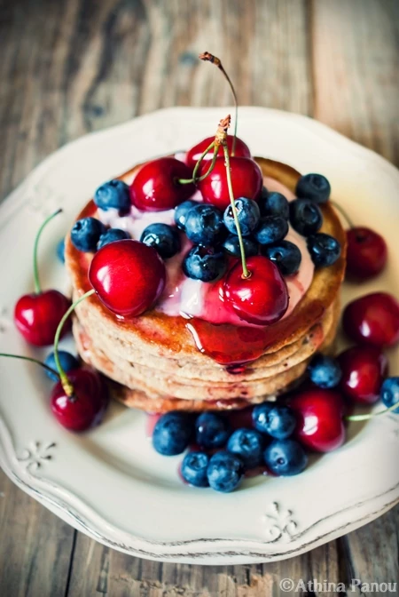 Η πιο γευστική συνταγή για pancakes ολικής άλεσης χωρίς ζάχαρη