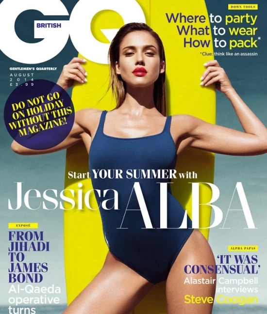 Jessica Alba: Ποζάρει με μαγιό για αντρικό περιοδικό - εικόνα 3