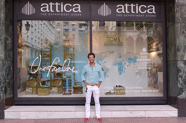 Ο ιδρυτής της TOMS, Blake Mycoskie στην Αθήνα