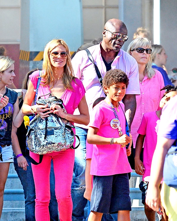 Η Heidi Klum και ο Seal με τα παιδιά τους στη Disneyland