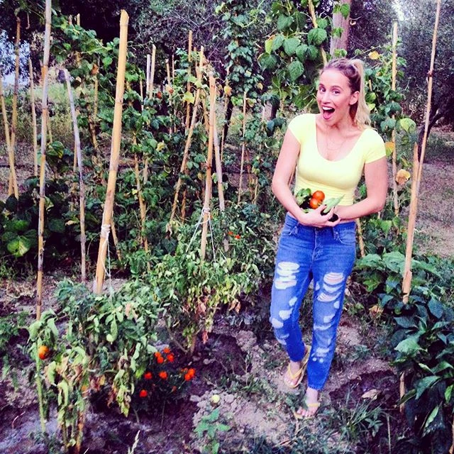 Νάντια Μπουλέ: Έφτιαξε γεμιστά με τις ντομάτες που μάζεψε από το μποστάνι 