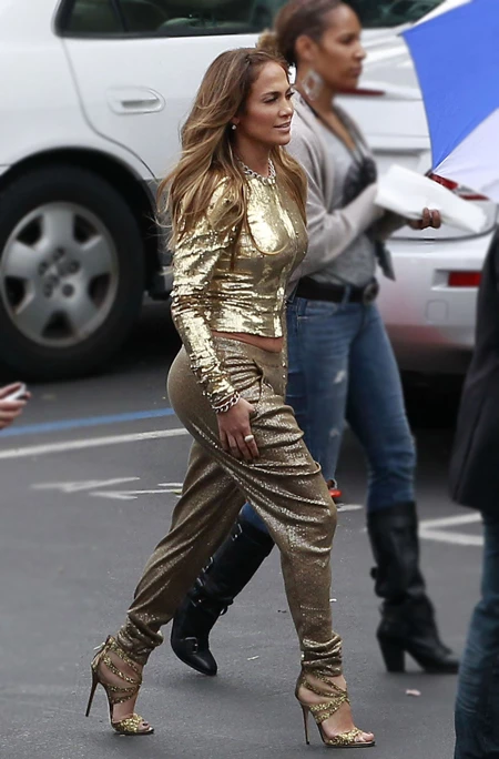 H Jennifer Lopez στο set του American Idol