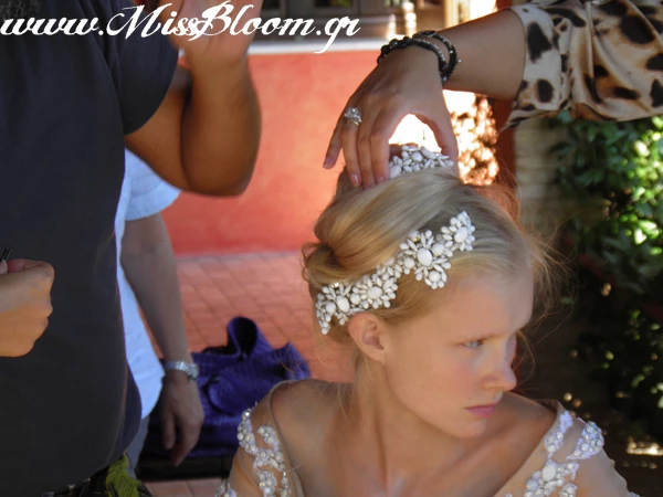 Backstage φωτογραφίες από τη νέα καμπάνια της bridal συλλογής της Celia Kritharioti - εικόνα 10