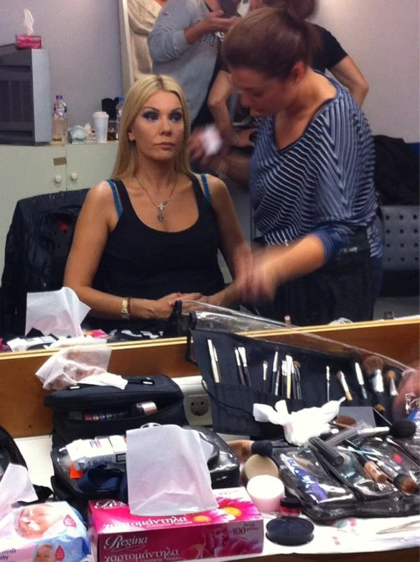 Backstage στο 2ο live του Dancing On Ice - εικόνα 2