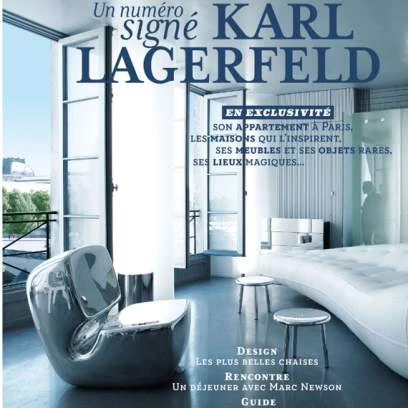 Μια ματιά στην κρεβατοκάμαρα του Karl Lagerfeld!