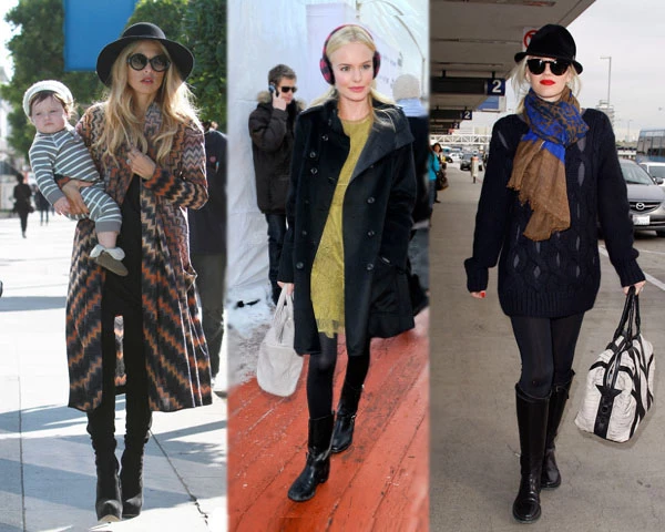 Kate Moss, Rachel Zoe, Jessica Alba: Τι φορούν οι stars το χειμώνα;