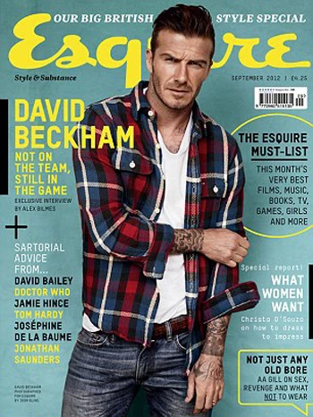 O David Beckham στο Esquire - εικόνα 3