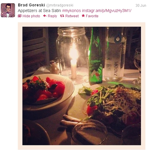 Brad Goreski: Είναι στην Ελλάδα!
